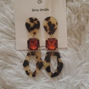 Statement Leopard Earrings🐆